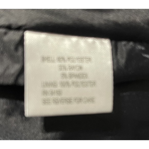 CALVIN KLEIN Mini Skirt Women's 8 Black Pencil Lined Stretch Corpcore Glamor - Picture 4 of 4